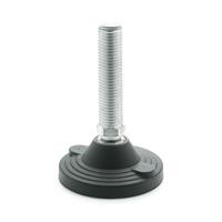 GN 245 Levelling Feet with Fixing Hole Threaded Stud with Spherical Seating